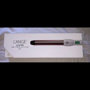 L’Ange Lustre Curling Wand / Brand New / White / Titanium/ Anti-frizz